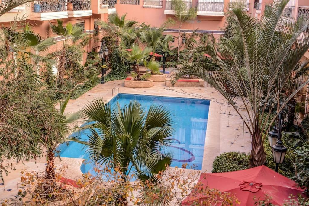Beautiful, Great Equipped 122 M Holiday Apartment Near Majorelle Garden And Gueliz With Pool Views And A Large Balcony And Terrace 마라케시 외부 사진