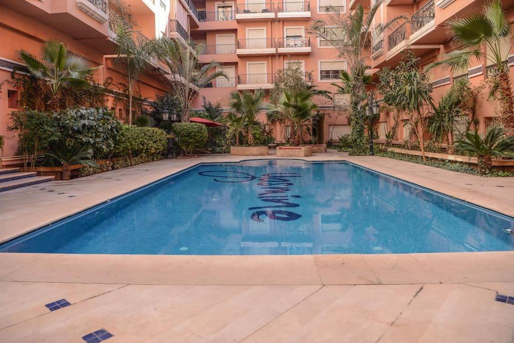 Beautiful, Great Equipped 122 M Holiday Apartment Near Majorelle Garden And Gueliz With Pool Views And A Large Balcony And Terrace 마라케시 외부 사진
